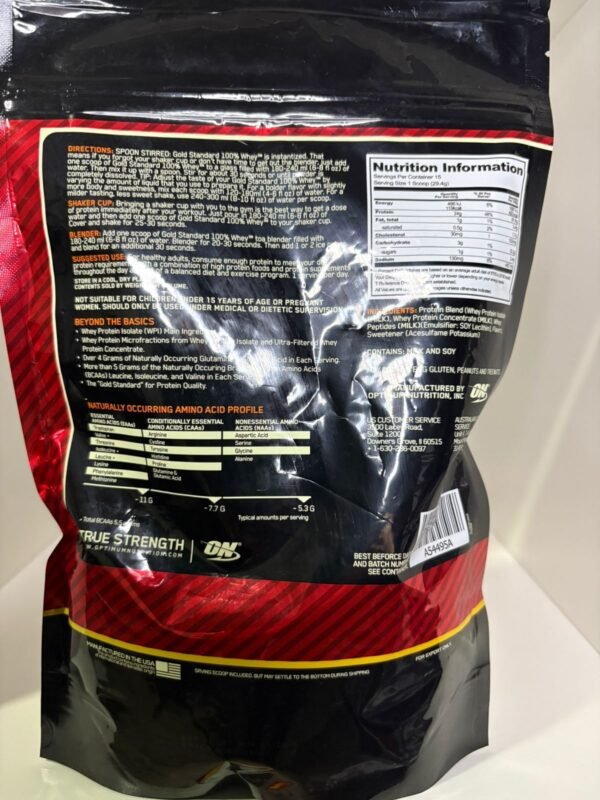 Proteína Gold Standard 100% Whey ON