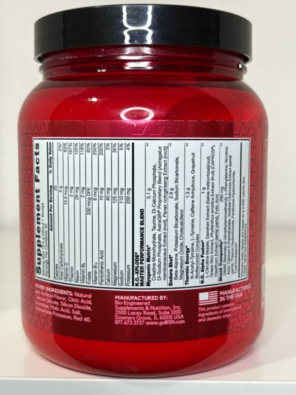 Pre entreno NO XPLODE