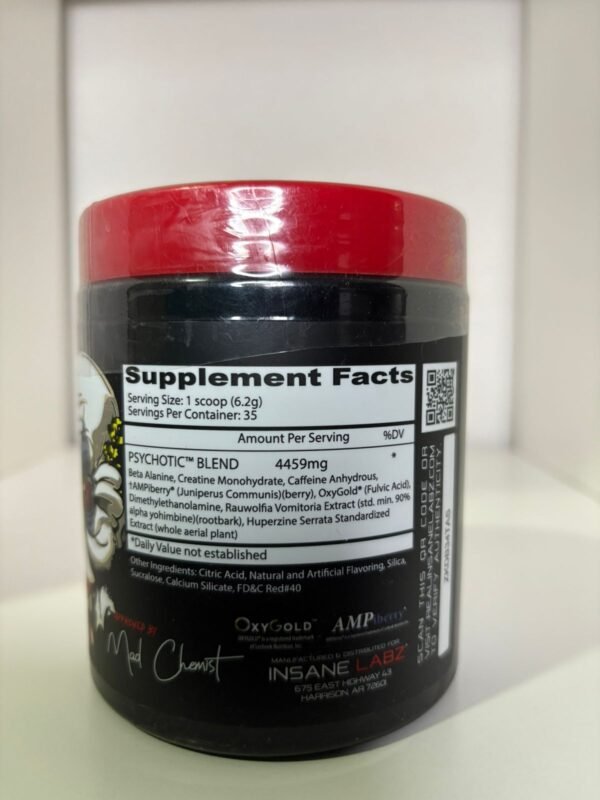 Pre entreno Psychotic Rojo