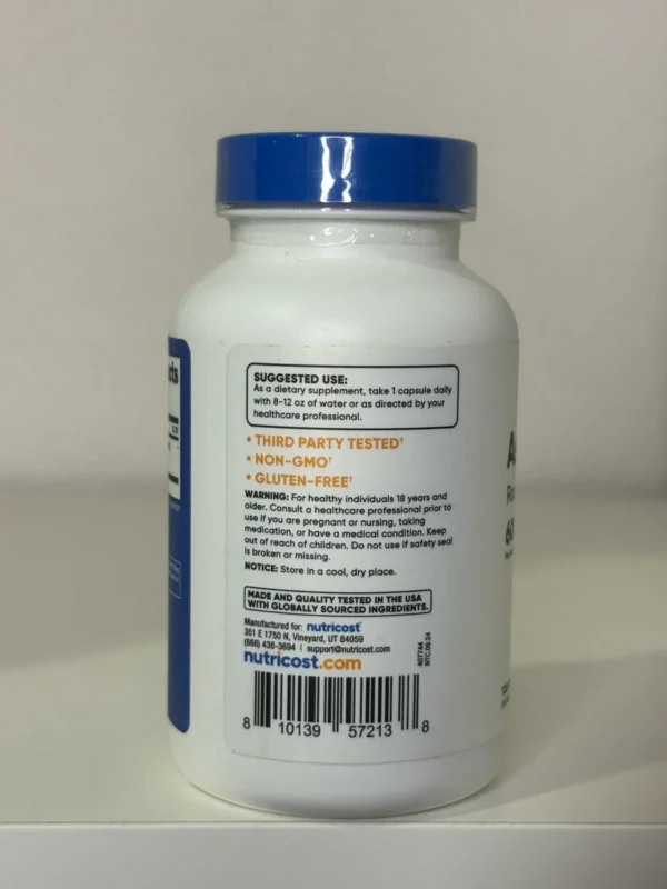 Ashwaganda nutricost