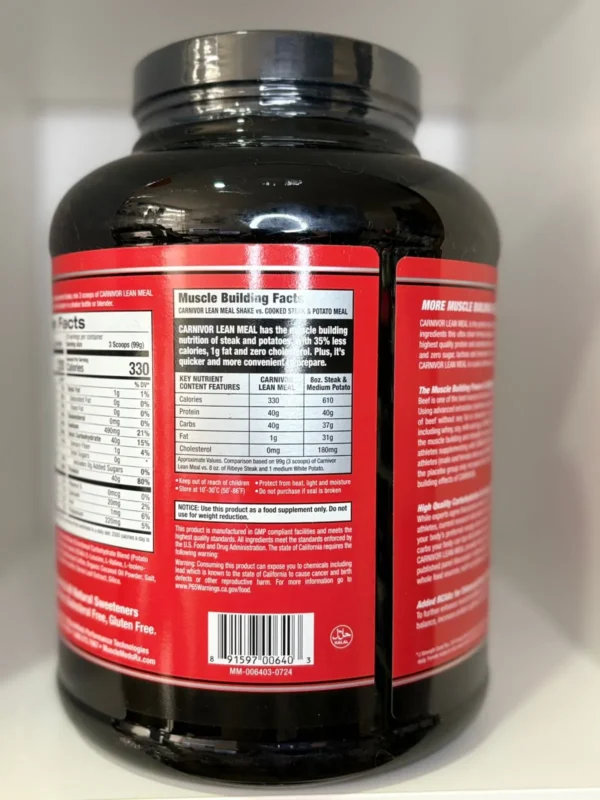 Proteína Carnivor Lean Meal