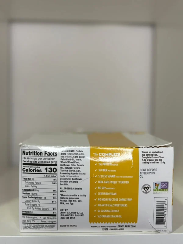 Galletas Complete Creme L&L - precio por pieza