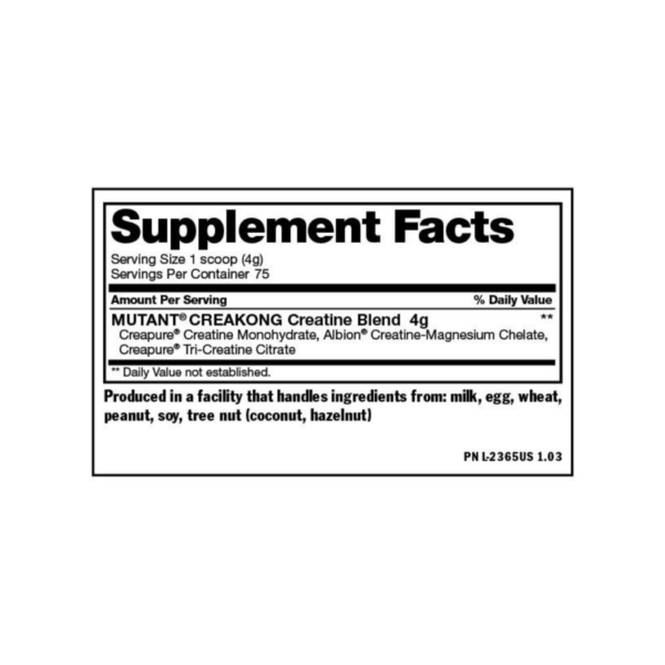 Creatina Kreakong 300g 02 Creatina Kreakong Mutant 300g