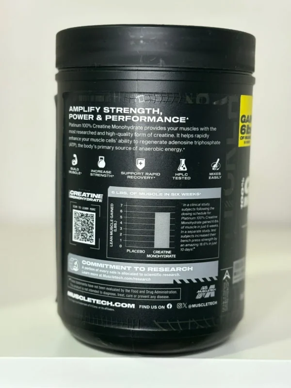 Creatina Muscle Tech 400g