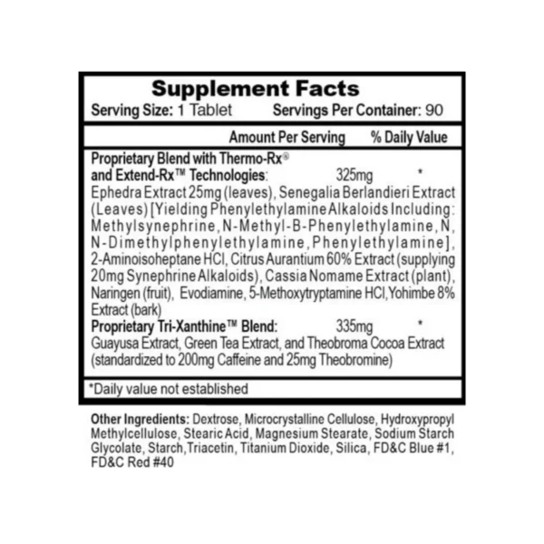 Lipodrene Hardcore 90 Caps