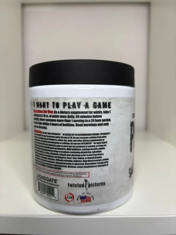 Pre entreno Psycothic SAW 30 Servicios